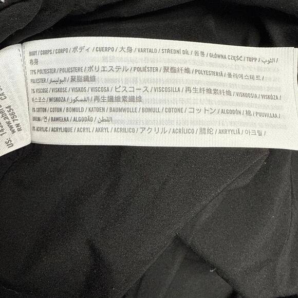 Abercrombie and Fitch Black White Tweed Skort Size Small Mini Short Academia - Picture 4 of 6